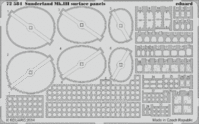 Sunderland Mk.III surface panels Italeri - Image 1