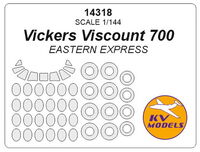 Vickers Viscount 700 + wheels masks (EASTERN EXPRESS)