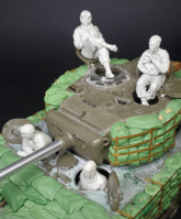 “Easy rider” Sherman tank crew