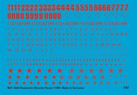 Russian Tank Stencils II World War In Red - Image 1