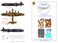 Avro Lancaster B.I / B.III - camouflage pattern paint masks (for Hong Kong Models and Wingnut Wings kits) - Image 1