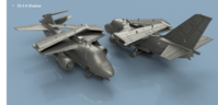 ES-3 A Shadow wings folded (5 planes)