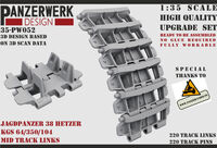 Jagdpanzer 38 Hetzer KGS 64/350/104 Mid Track Links - Image 1