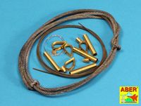 Tow cables and track cable with brackets used on Tiger I, King Tiger and Panther - Image 1