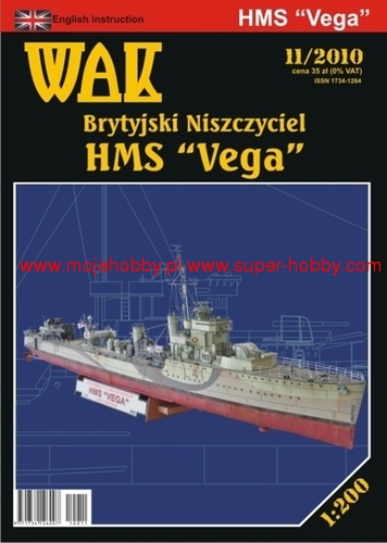 Brytyjski Niszczyciel HMS Vega - Image 1