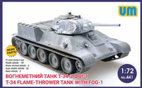 T-34 Fire-throwing tank with FOG-1