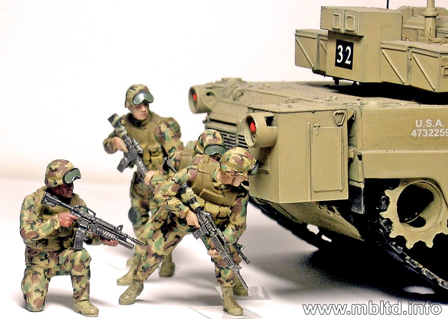 US Army Soldiers Kit 1 Master Box MB 1/35 3575 Iraq 