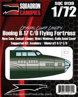 Boeing B-17 C/D Flying Fortress Canopy (designed to be used with Academy kits) - Image 1