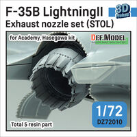 F-35B Lightning II Exhaust Nozzle Set - STOL (For Academy, Hasegawa Kit) - Image 1