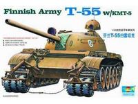 Finnish Army T-55 W/KMT-5