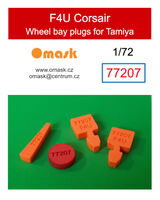 Vought F4U Corsair Wheel Bay Plugs (for Tamiya kits) - Image 1