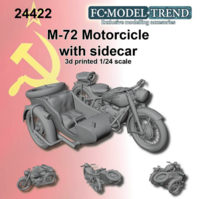 M72 with sidecar soviet motorcycle