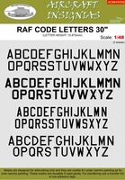 RAF Code Letters 30"