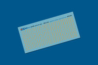 Imperial Japanese Navy WWII Aircraft Tail Code 280 mm Yellow - Colours & Codes