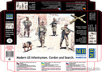 Modern US infantrymen. Cordon and Search - Image 1