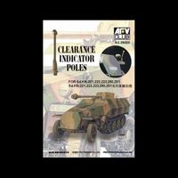 Clearance Indicator Pole For Sd.Kfz.221/222/223/250/251 (6pcs) - Image 1