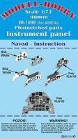 Messerschmitt Bf-109E Photoetched parts instrument panel for Airfix ex Modell-Hobby