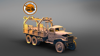 GMC CCKW 353 6x6 Bomb Service Destroyed Hard Top - Image 1