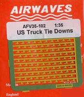 U.S. trucks tie down brackets (for Dragon, Heller, Italeri and Tamiya kits) - Image 1