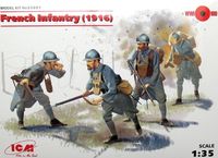 French Infantry (1916) 4 figures - Image 1