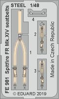 Spitfire FR Mk.XIV seatbelts STEEL AIRFIX - Image 1
