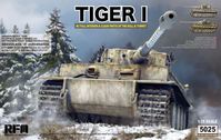 German Tiger I Early Production Wittmanns Tiger No. 504 with full interior and clear parts with workable tracks